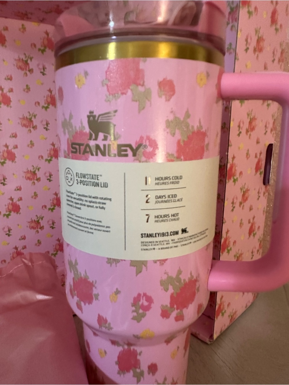 Stanley LoveShackFancy Pink Floral - Picture 5 of 8